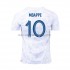 Camiseta de Fútbol Francia Mbappé 10 Hombre Exterior Copa Mundial 2022 Manga Corta