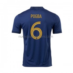 Camiseta de Fútbol Francia Pogba 6 Hombre Casa Copa Mundial 2022 Manga Corta