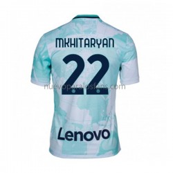 Camiseta de Fútbol Inter Milan Henrikh Mkhitaryan 22 Hombre Exterior 2022-2023 Manga Corta