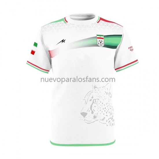 Camiseta de Fútbol Irán Hombre Casa Copa Mundial 2022 Manga Corta