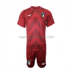Camiseta de Fútbol Italia Portero Niño Exterior 2022-2023 Manga Corta