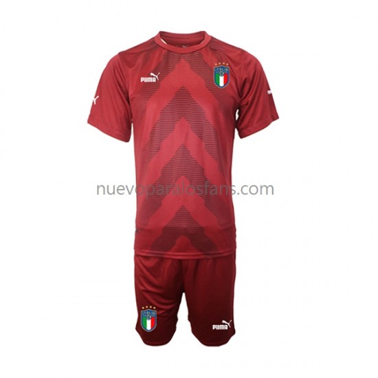 Camiseta de Fútbol Italia Portero Niño Exterior 2022-2023 Manga Corta