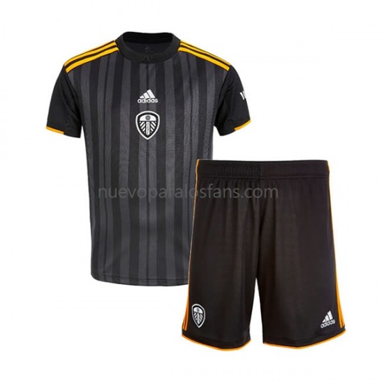 Camiseta de Fútbol Leeds United Niño Tercera 2022-2023 Manga Corta