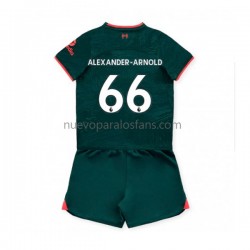 Camiseta de Fútbol Liverpool Alexander-Arnold 66 Niño Tercera 2022-2023 Manga Corta