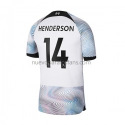 Camiseta de Fútbol Liverpool Henderson 14 Hombre Exterior 2022-2023 Manga Corta