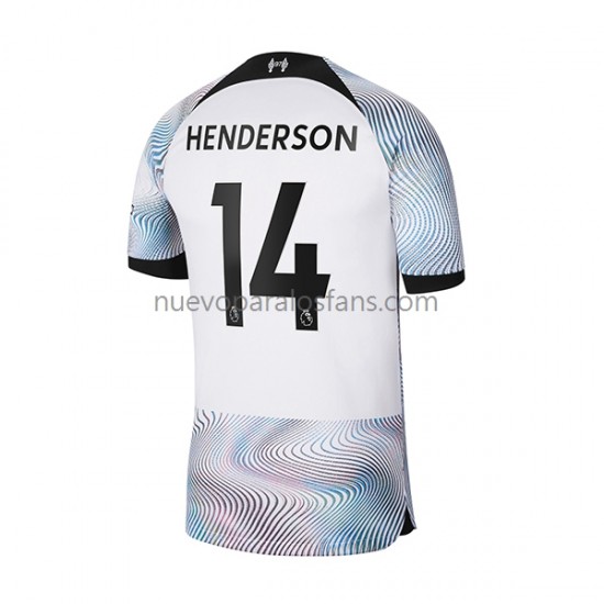 Camiseta de Fútbol Liverpool Henderson 14 Hombre Exterior 2022-2023 Manga Corta