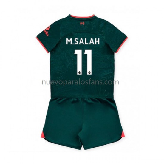 Camiseta de Fútbol Liverpool M.Salah 11 Niño Tercera 2022-2023 Manga Corta