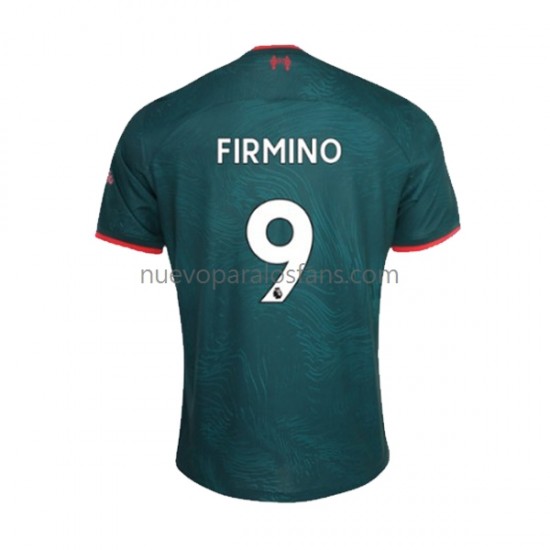 Camiseta de Fútbol Liverpool Roberto Firmino 9 Hombre Tercera 2022-2023 Manga Corta
