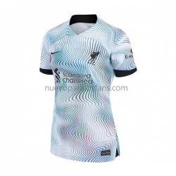 Camiseta de Fútbol Liverpool Mujer Exterior 2022-2023 Manga Corta