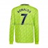 Camiseta de Fútbol Manchester United Cristiano Ronaldo Hombre Tercera 2022-2023 Manga Larga