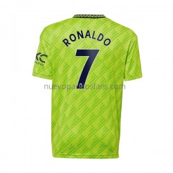Camiseta de Fútbol Manchester United Cristiano Ronaldo Hombre Tercera 2022-2023 Manga Corta