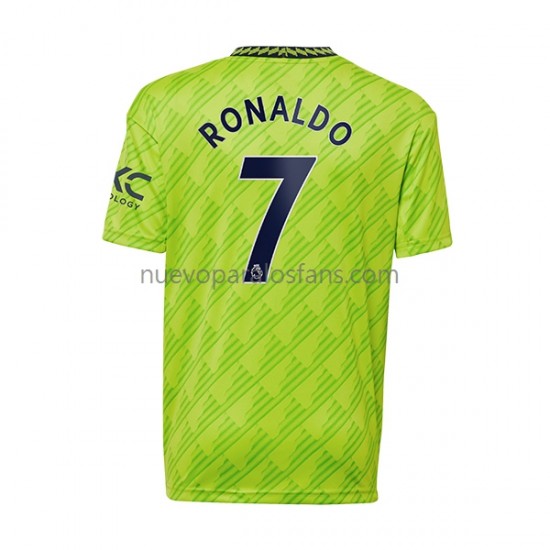 Camiseta de Fútbol Manchester United Cristiano Ronaldo Hombre Tercera 2022-2023 Manga Corta