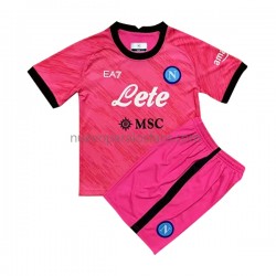 Camiseta de Fútbol Napoli Portero Niño Casa 2022-2023 Manga Corta