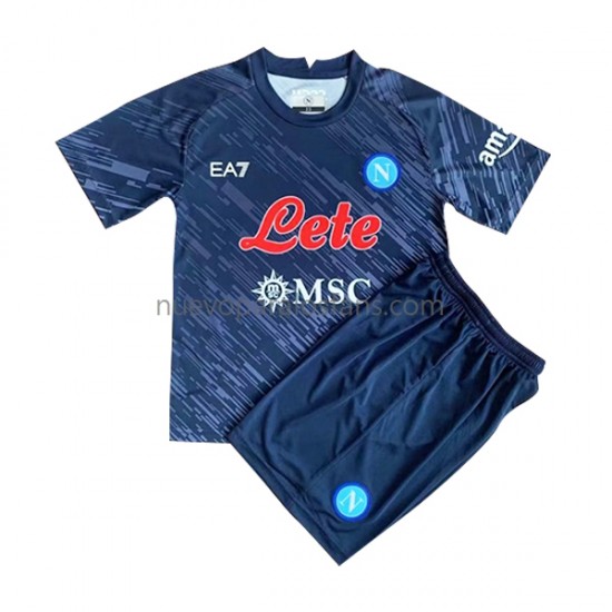 Camiseta de Fútbol Napoli Niño Tercera 2022-2023 Manga Corta
