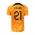Camiseta de Fútbol Países Bajos Frenkie de Jong 21 Hombre Casa Copa Mundial 2022 Manga Corta