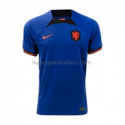 Camiseta de Fútbol Países Bajos Memphis 10 Hombre Exterior Copa Mundial 2022 Manga Corta