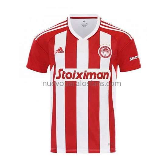 Camiseta de Fútbol Olympiacos Hombre Casa 2022-2023 Manga Corta