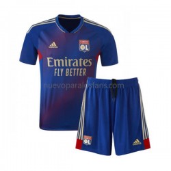 Camiseta de Fútbol Olympique de Lyon Niño Cuarto 2022-2023 Manga Corta