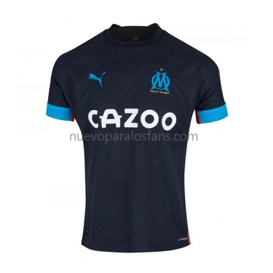 Camiseta de Fútbol Olympique de Marsella Hombre Exterior 2022-2023 Manga Corta