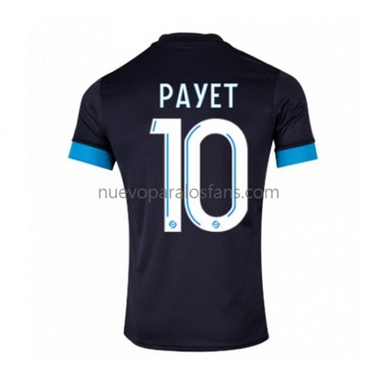 Camiseta de Fútbol Olympique de Marsella Dimitri Payet 10 Hombre Exterior 2022-2023 Manga Corta