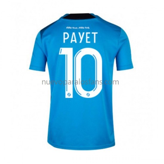 Camiseta de Fútbol Olympique de Marsella Dimitri Payet 10 Hombre Tercera 2022-2023 Manga Corta
