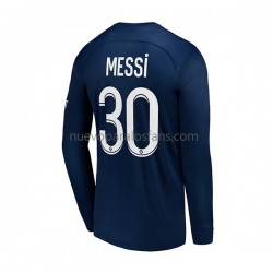 Camiseta de Fútbol Paris Saint-Germain Messi 30 Hombre Casa 2022-2023 Manga Larga