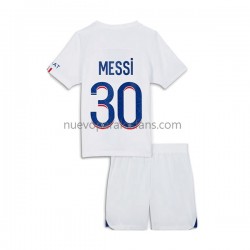Camiseta de Fútbol Paris Saint-Germain Messi 30 Niño Tercera 2022-2023 Manga Corta
