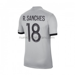Camiseta de Fútbol Paris Saint-Germain R.Sanches 18 Hombre Exterior 2022-2023 Manga Corta