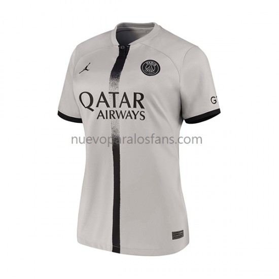 Camiseta de Fútbol Paris Saint-Germain Mujer Exterior 2022-2023 Manga Corta