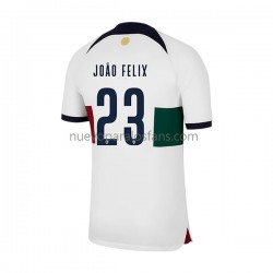 Camiseta de Fútbol Portugal Joao Felix 23 Hombre Exterior Copa Mundial 2022 Manga Corta