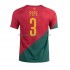 Camiseta de Fútbol Portugal PEPE 3 Hombre Casa Copa Mundial 2022 Manga Corta