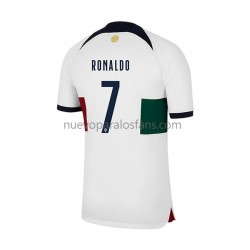 Camiseta de Fútbol Portugal Ronaldo 7 Hombre Exterior Copa Mundial 2022 Manga Corta