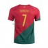 Camiseta de Fútbol Portugal Ronaldo 7 Hombre Casa Copa Mundial 2022 Manga Corta