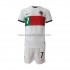 Camiseta de Fútbol Portugal Ronaldo 7 Niño Exterior Copa Mundial 2022 Manga Corta
