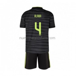 Camiseta de Fútbol Real Madrid David Alaba 4 Niño Tercera 2022-2023 Manga Corta