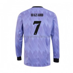 Camiseta de Fútbol Real Madrid Eden Hazard 7 Hombre Exterior 2022-2023 Manga Larga