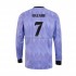 Camiseta de Fútbol Real Madrid Eden Hazard 7 Hombre Exterior 2022-2023 Manga Larga
