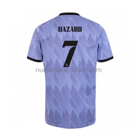 Camiseta de Fútbol Real Madrid Eden Hazard 7 Hombre Exterior 2022-2023 Manga Corta