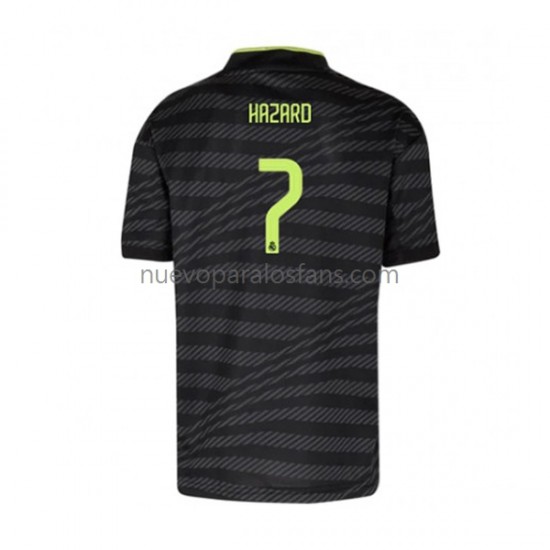 Camiseta de Fútbol Real Madrid Eden Hazard 7 Thrid Hombre 2022-2023 Manga Corta
