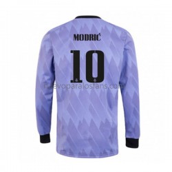 Camiseta de Fútbol Real Madrid Modrić 10 Hombre Exterior 2022-2023 Manga Larga