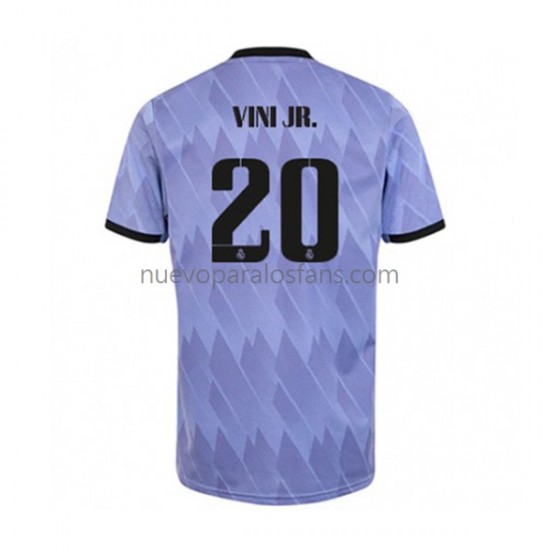 Camiseta de Fútbol Real Madrid Vinicius Junior 20 Hombre Exterior 2022-2023 Manga Corta