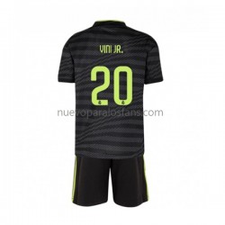 Camiseta de Fútbol Real Madrid Vinicius Junior 20 Niño Tercera 2022-2023 Manga Corta