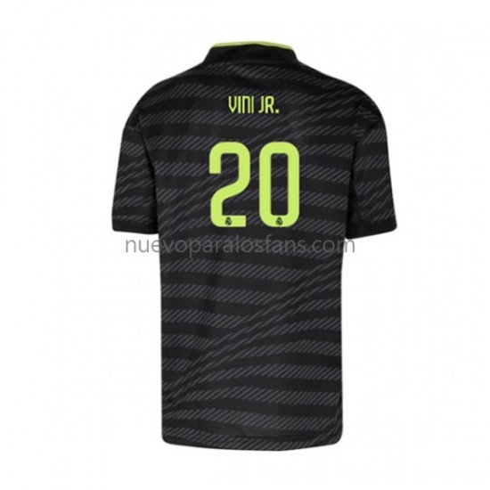 Camiseta de Fútbol Real Madrid Vinicius Junior 20 Hombre Tercera 2022-2023 Manga Corta