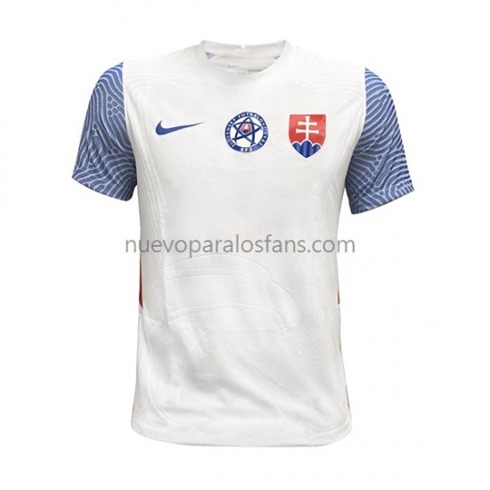 Camiseta de Fútbol Eslovaquia Hombre Exterior 2022-2023 Manga Corta