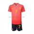 Camiseta de Fútbol España Alvaro Morata 7 Niño Casa Copa Mundial 2022 Manga Corta