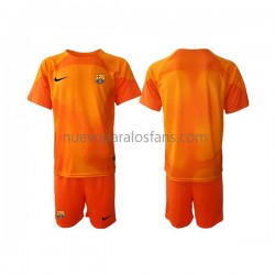 Camiseta de Fútbol FC Barcelona Portero Niño Tercera 2022-2023 Manga Corta