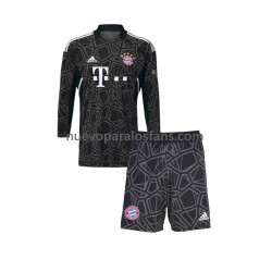 Camiseta de Fútbol Bayern de Múnich Portero Niño Exterior 2022-2023 Manga Larga