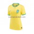 Camiseta de Fútbol Brasil Mujer Casa Copa Mundial 2022 Manga Corta
