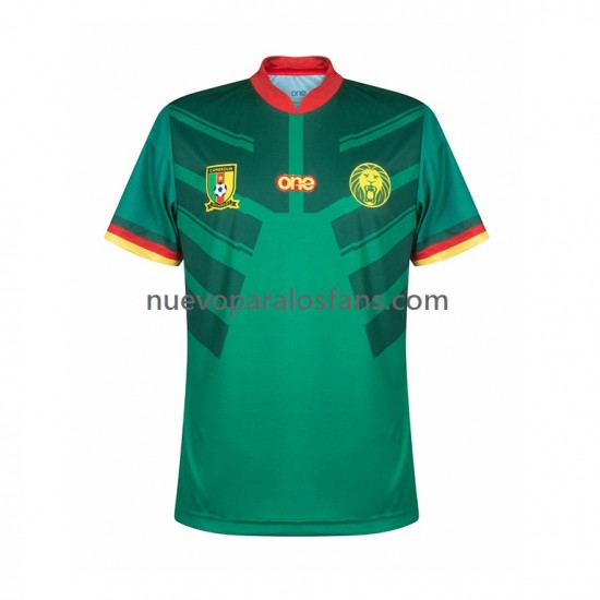 Camiseta de Fútbol Camerún Hombre Casa Copa Mundial 2022 Manga Corta