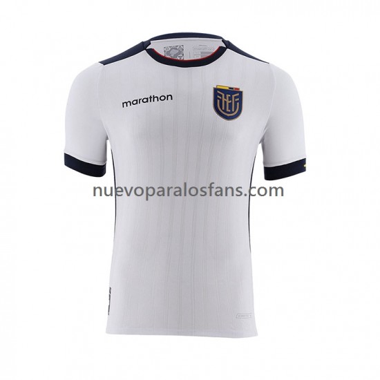 Camiseta de Fútbol Ecuador Hombre Tercera Copa Mundial 2022 Manga Corta